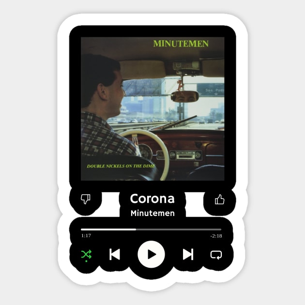 Stereo Music Player - Corona Sticker by Stereo Music